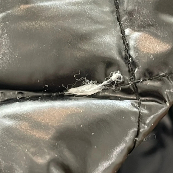 Moncler BAIEL Black Women Quilted Coat Jacket  Small made in Italy - with flaws - Picture 17 of 17